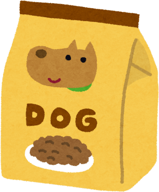Dog Food Package Illustration
